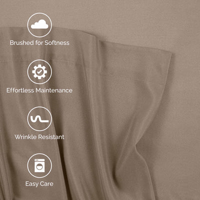 Martex Easy Living Brushed Microfiber Wrinkle Resistant Sheet Set