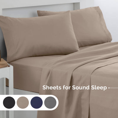 Martex Easy Living Brushed Microfiber Wrinkle Resistant Sheet Set