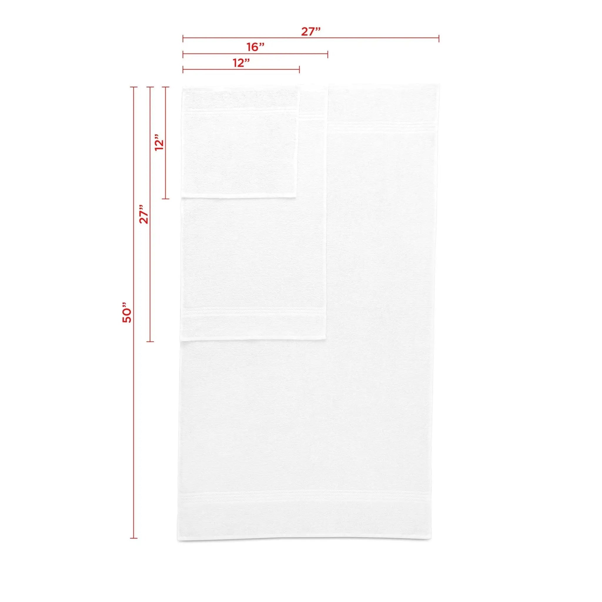 Martex Easy Living Everyday 100% Cotton 6-Piece Towel Set