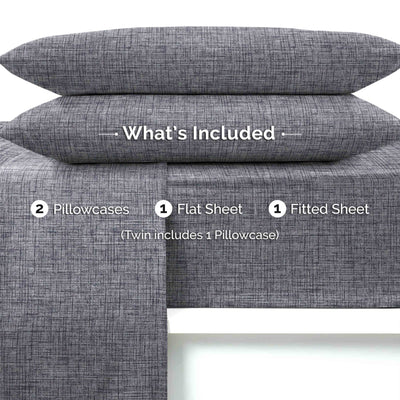 Martex Easy Living Solid and Printed Super Soft Sheet Set