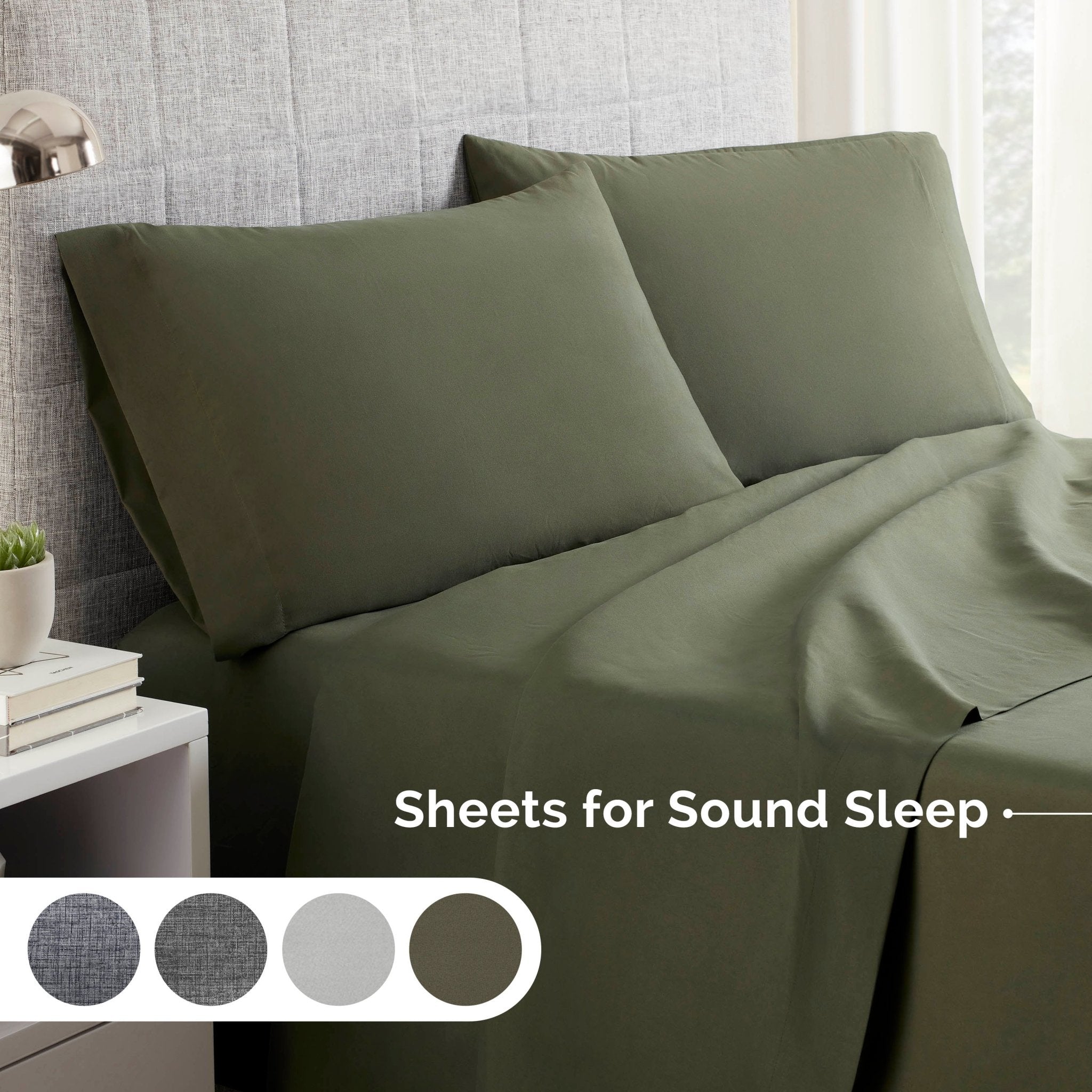 Martex Easy Living Solid and Printed Super Soft Sheet Set