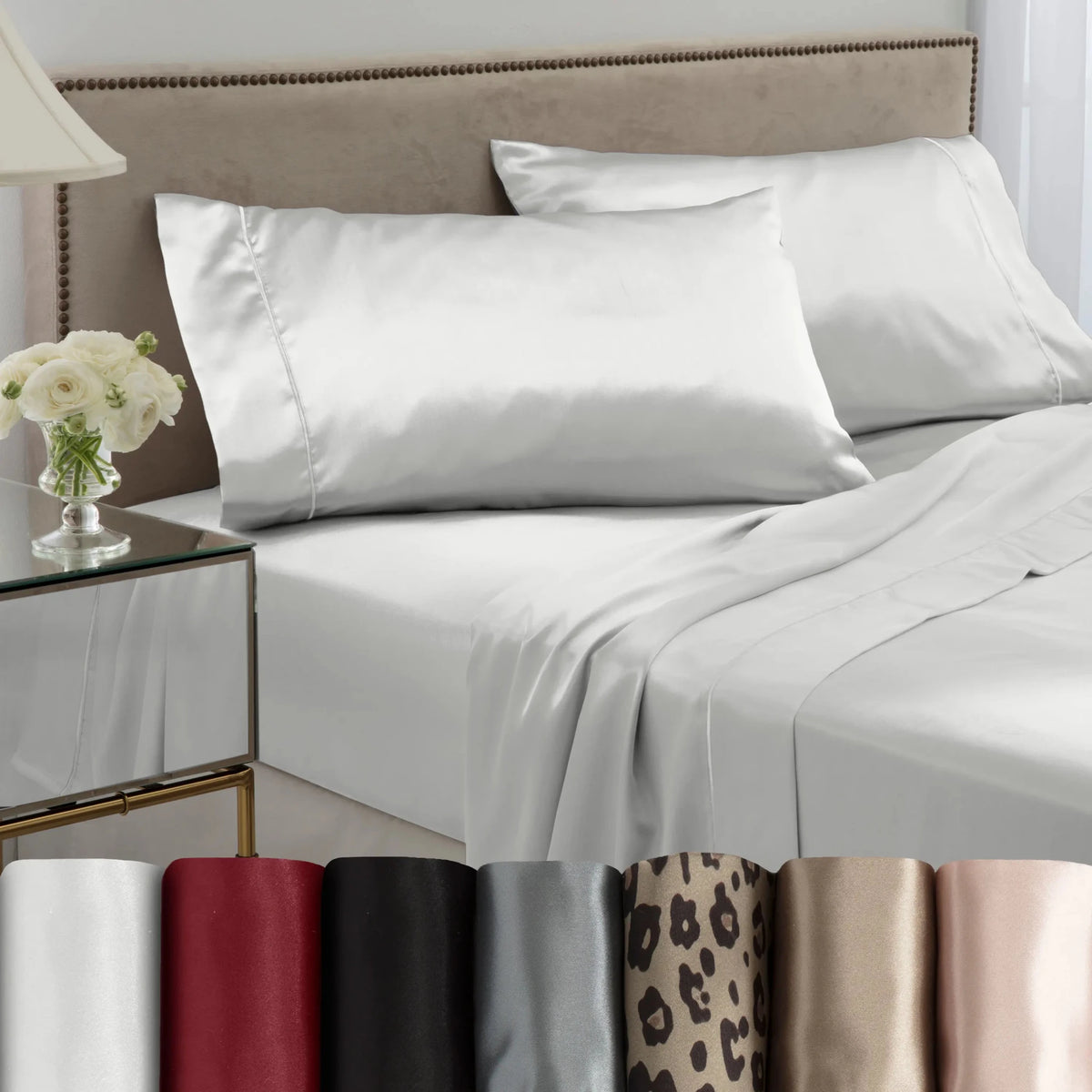 Martex Elegance Silky Satin Pillowcases