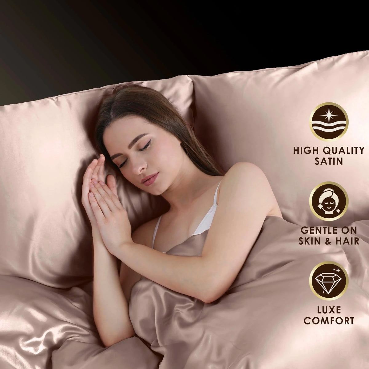 Martex Elegance Silky Satin Pillowcases