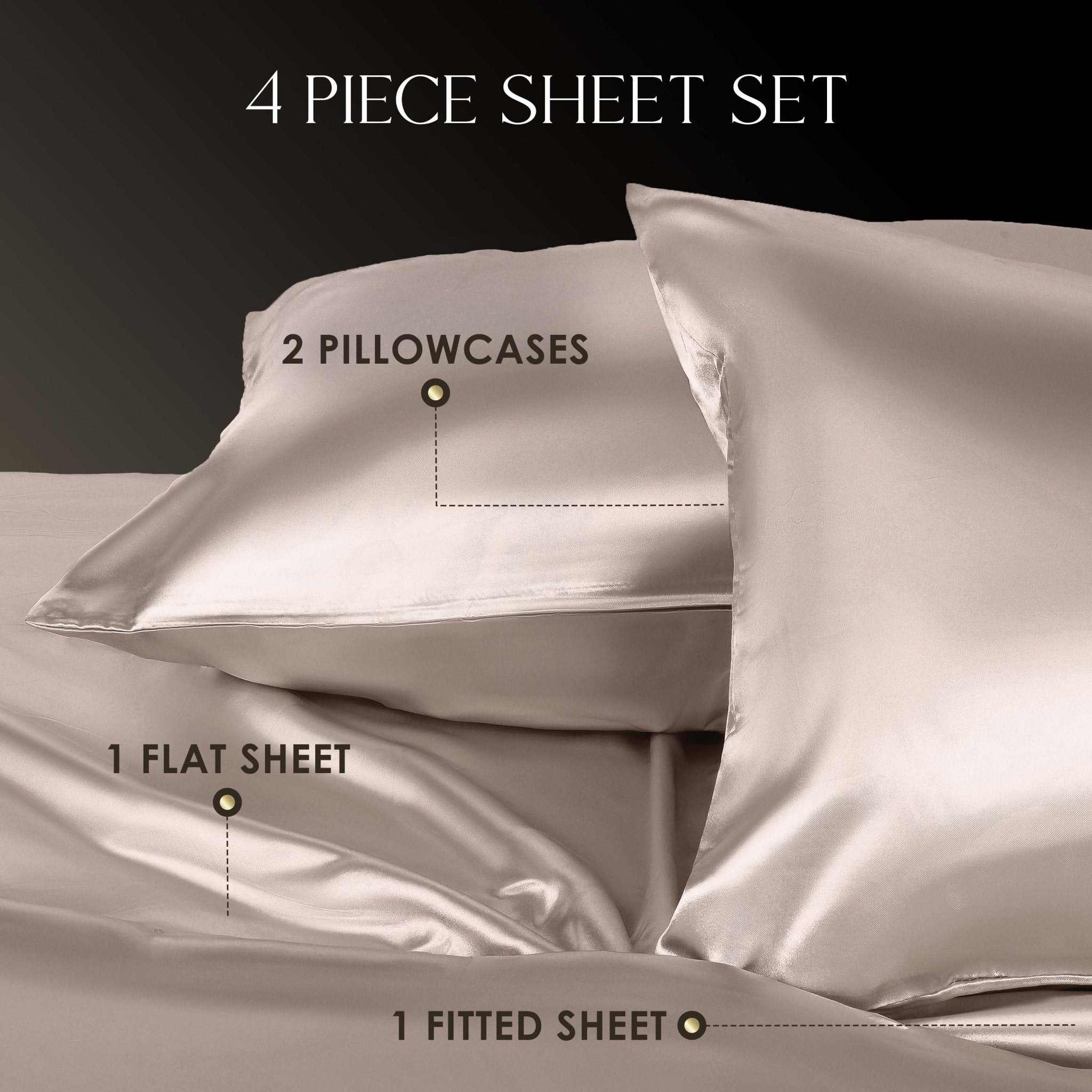 Martex Elegance Silky Satin Sheet Set