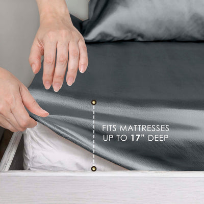 Martex Elegance Silky Satin Sheet Set