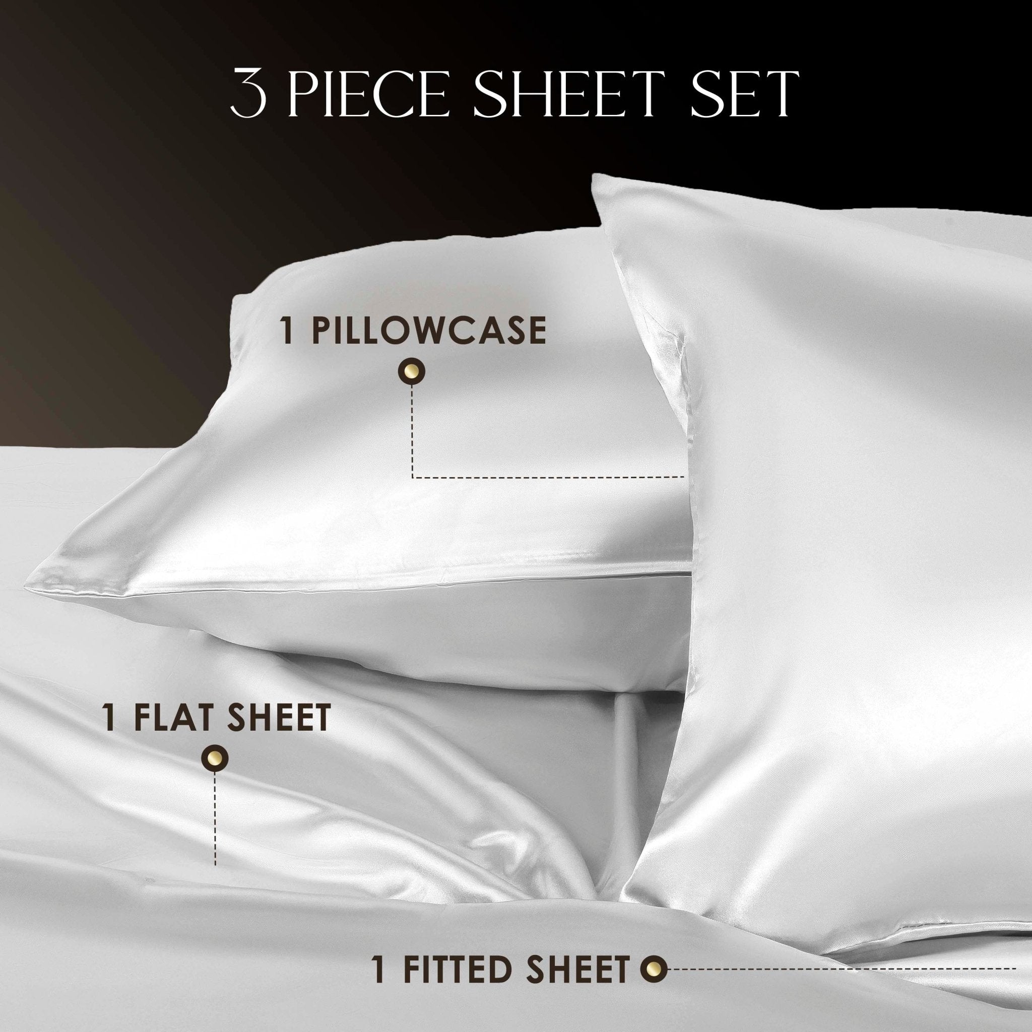 Martex Elegance Silky Satin Sheet Set