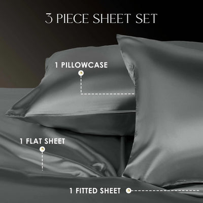 Gray sheet set with labeled components on a dark background