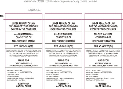 Text labels on a white background with legal and manufacturing information.