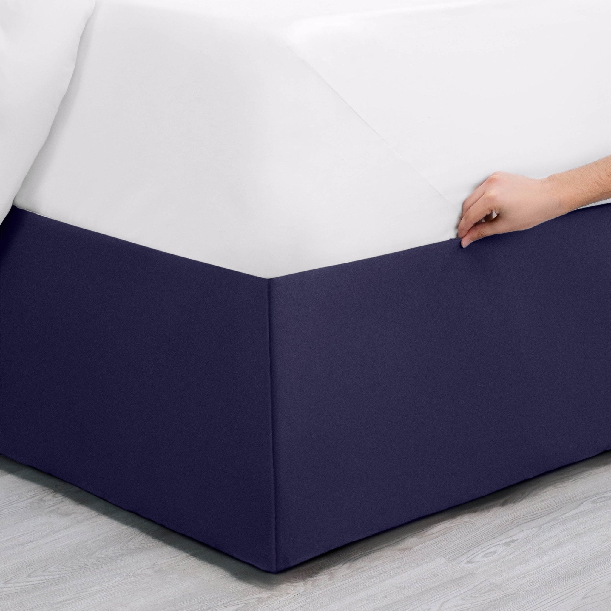 Martex Inverted Pleat Solid Bed Skirt