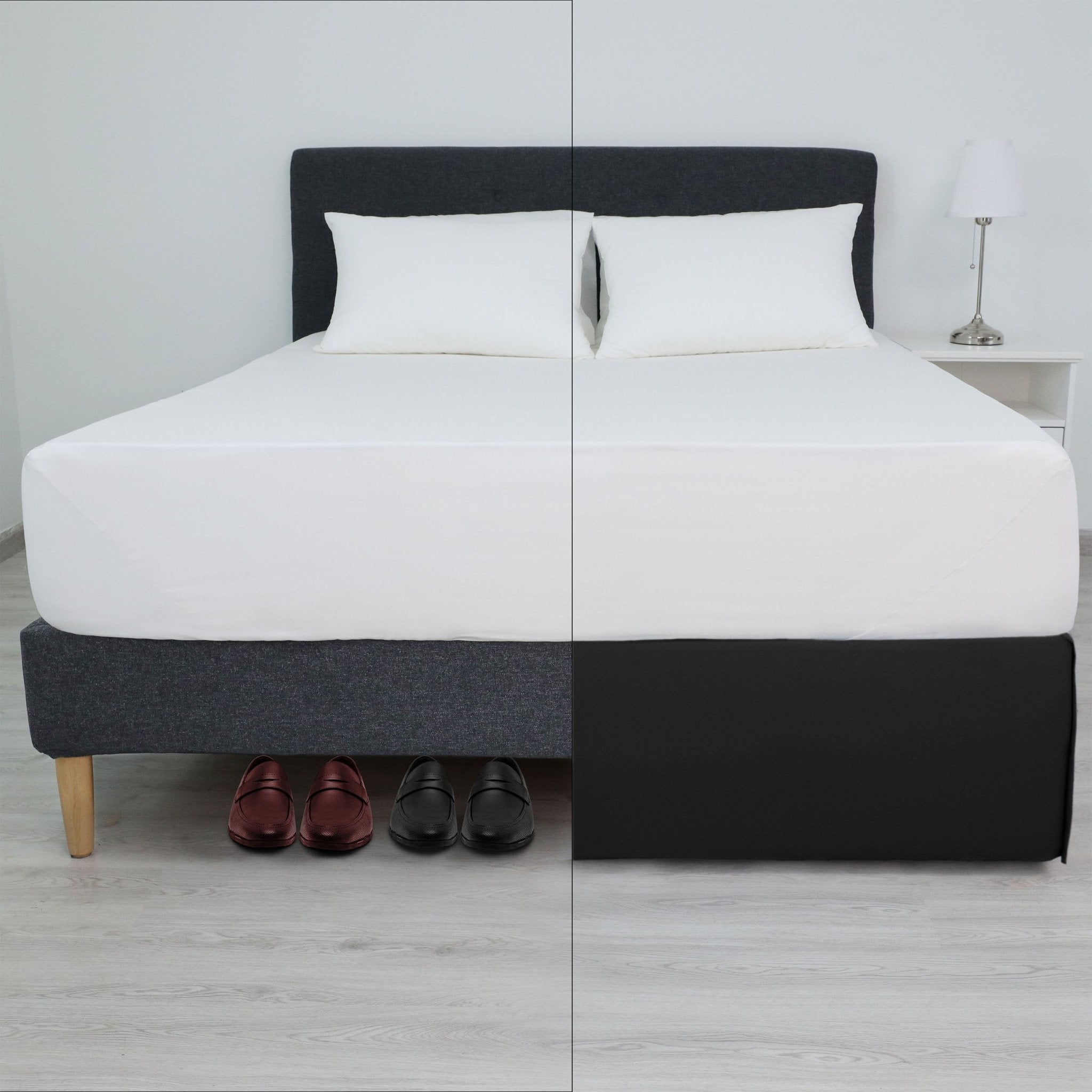 Martex Inverted Pleat Solid Bed Skirt