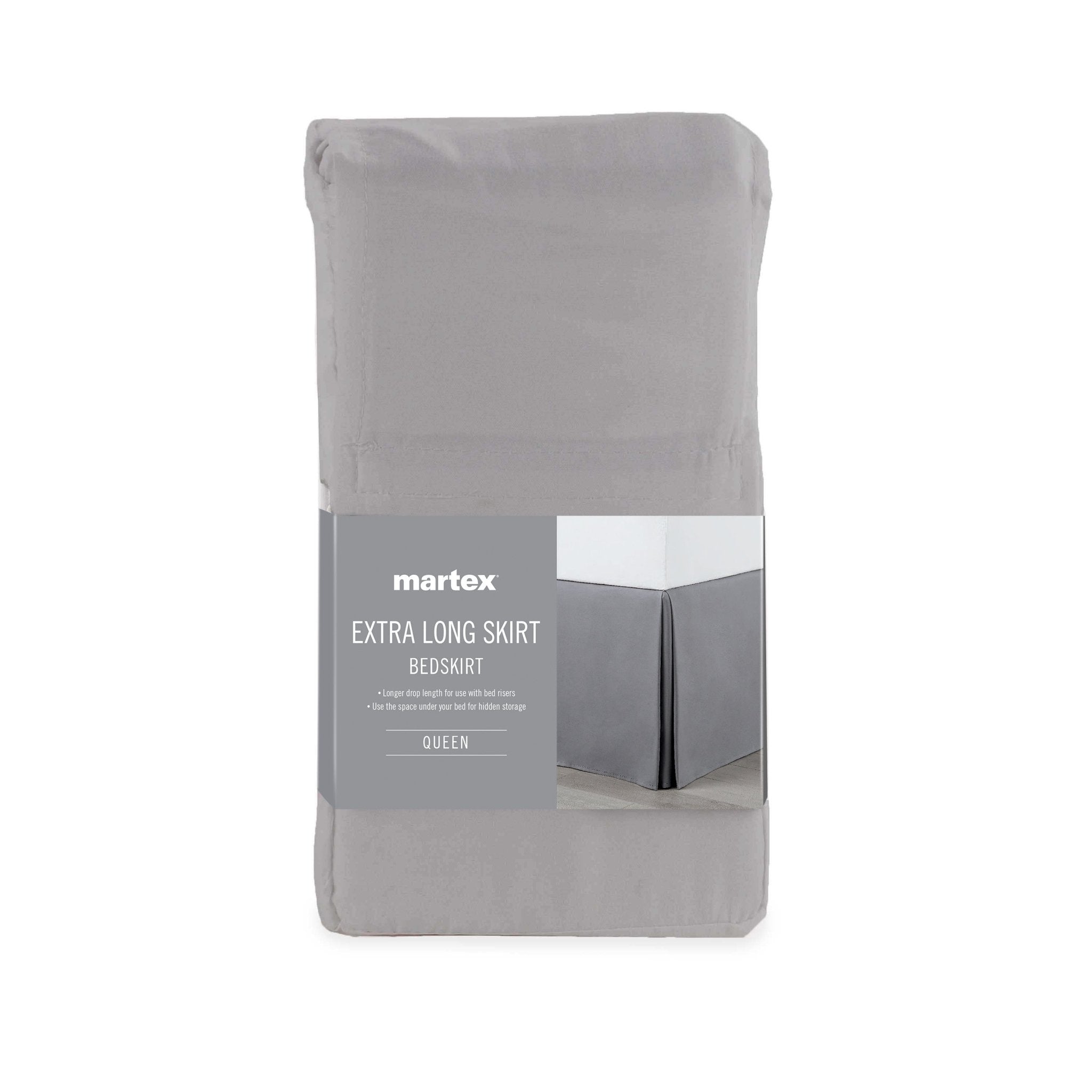 Martex Inverted Pleat Solid Bed Skirt