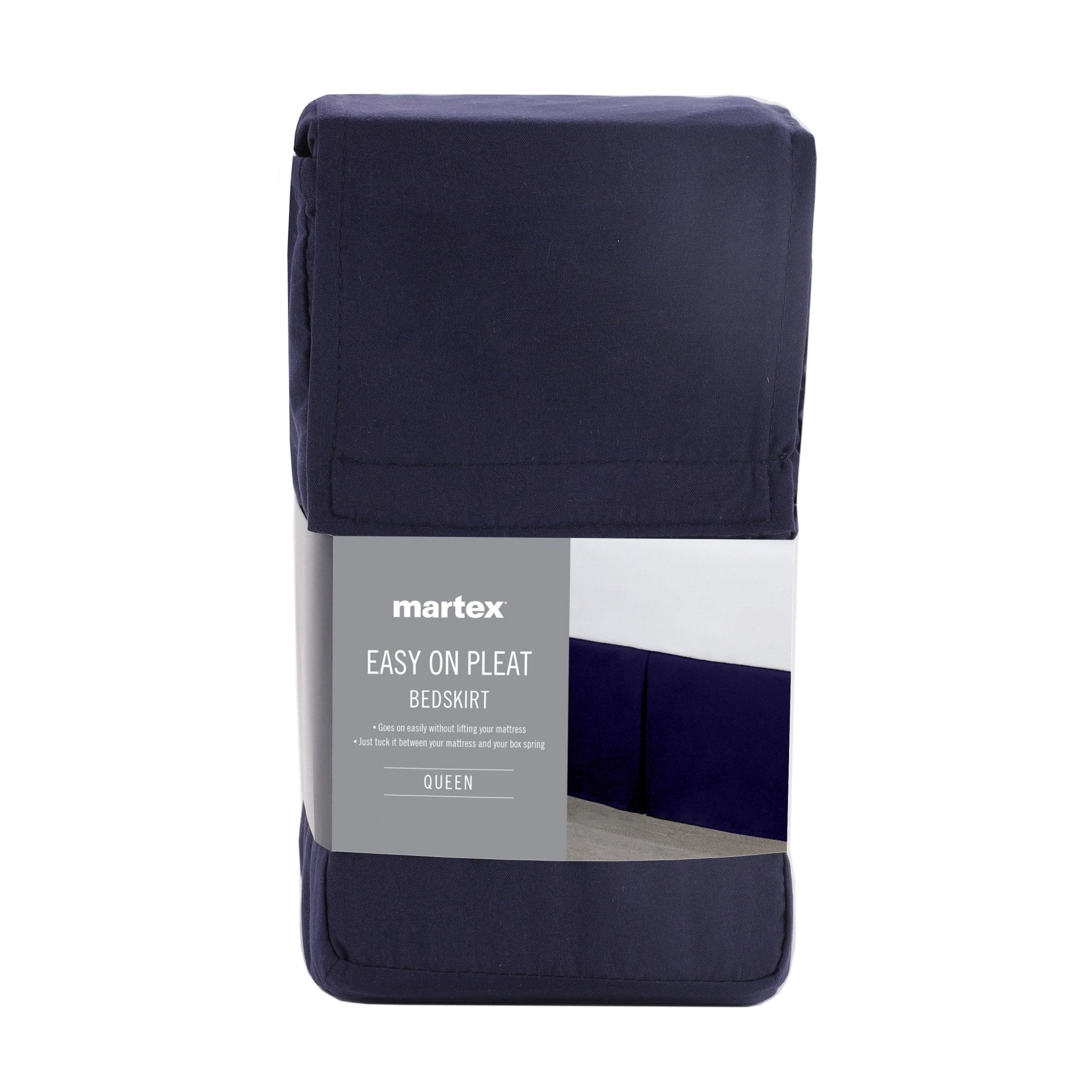 Martex Inverted Pleat Solid Bed Skirt