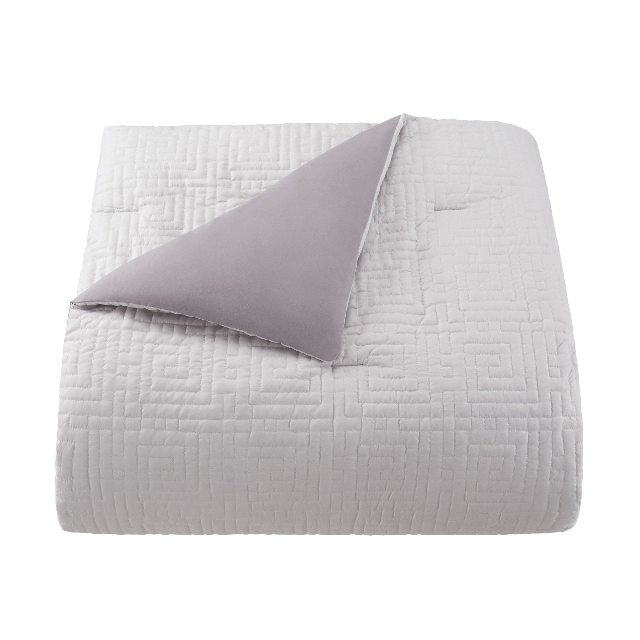 Martex Paloma Reversible Grey 8-Piece Bed in a Bag Comforter Set