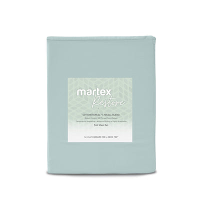 Martex Restore 300 Thread Count Tencel Blend Solid Sheet Set