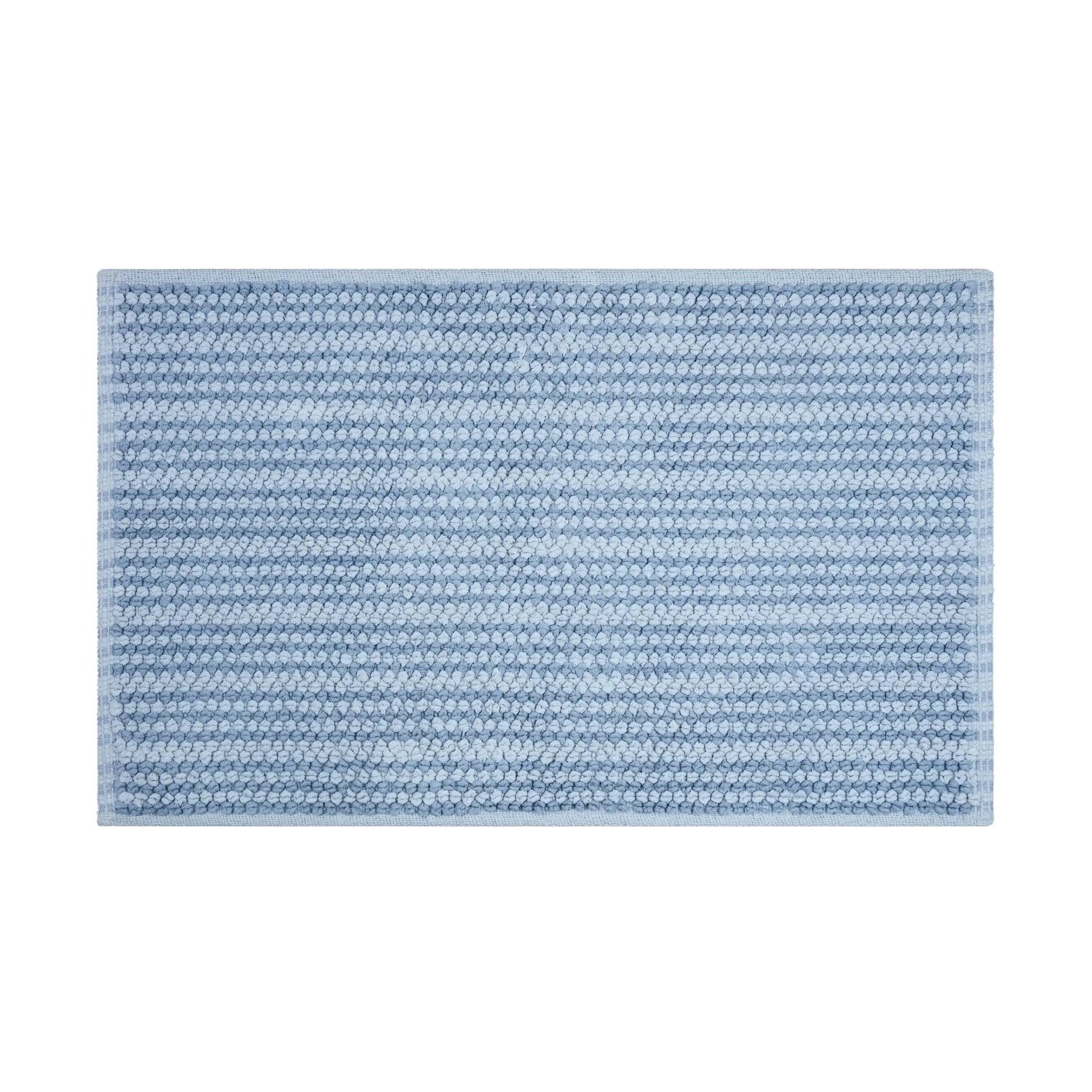 A rectangular bath rug, shown flat against a solid white background.