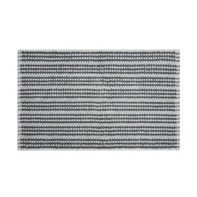 Martex Restore Contrast Stripe 100% Cotton Soft Bath Rug