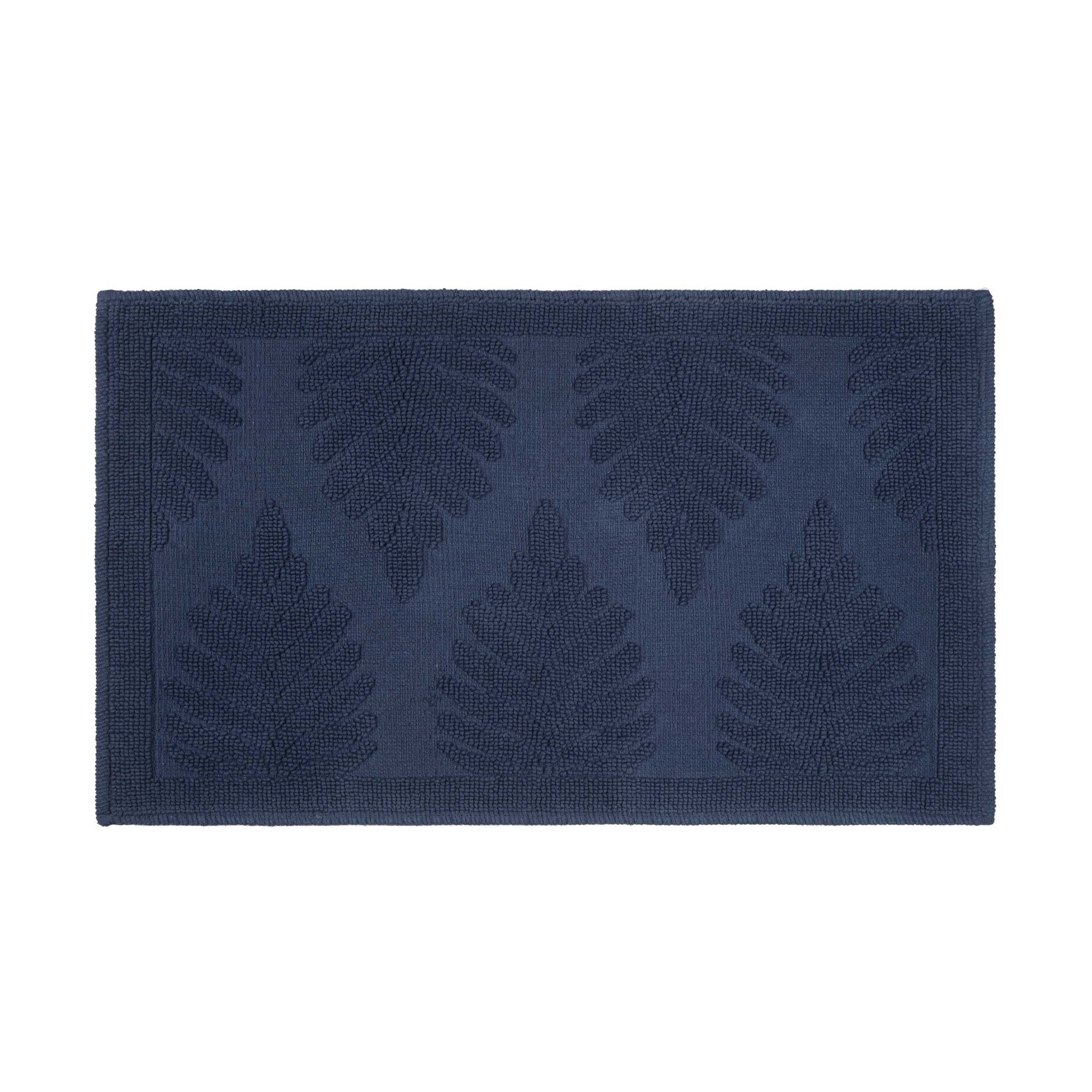 Martex Restore Fern Ogee 100% Cotton Jacquard Bath Rug