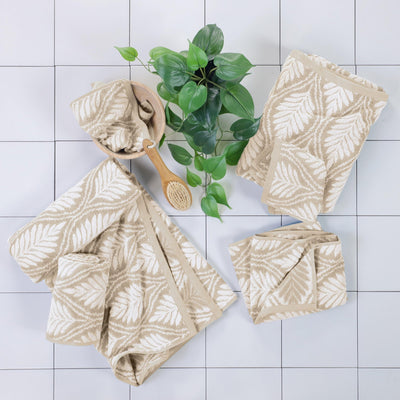 Martex Restore Fern Ogee Tencel Blend Towel