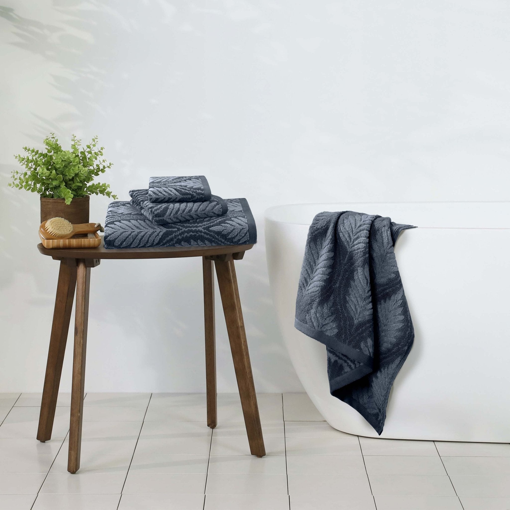 Martex Restore Fern Ogee Tencel Blend Towel