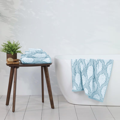 Martex Restore Fern Ogee Tencel Blend Towel