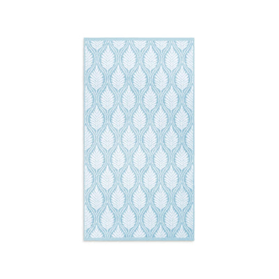 Mineral colored bath towel on a white background