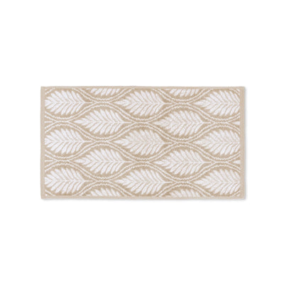 Sand hand towel on a white background