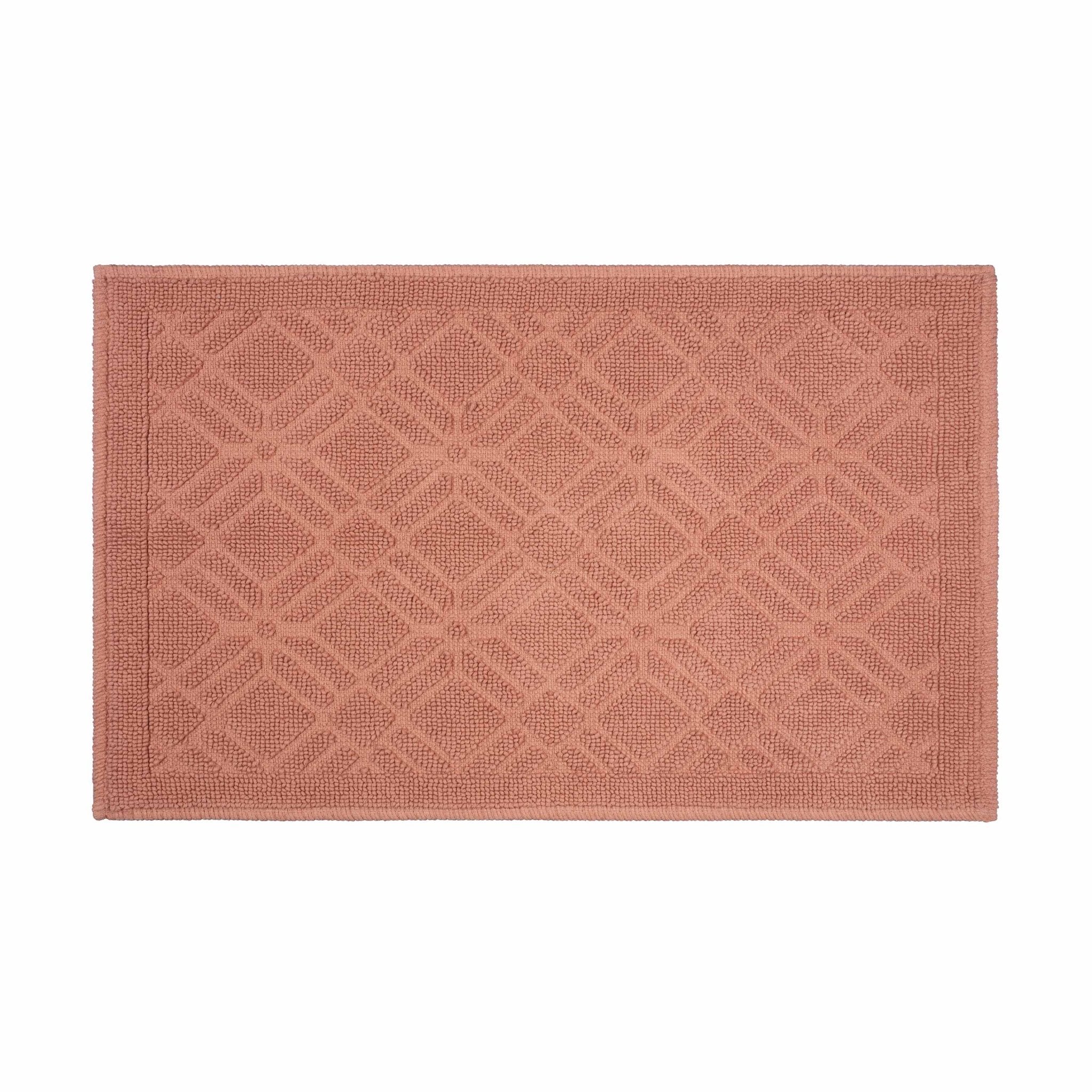 Martex Restore Geo 100% Cotton Soft Non-Skid Bath Rug