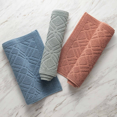 Martex Restore Geo 100% Cotton Soft Non-Skid Bath Rug