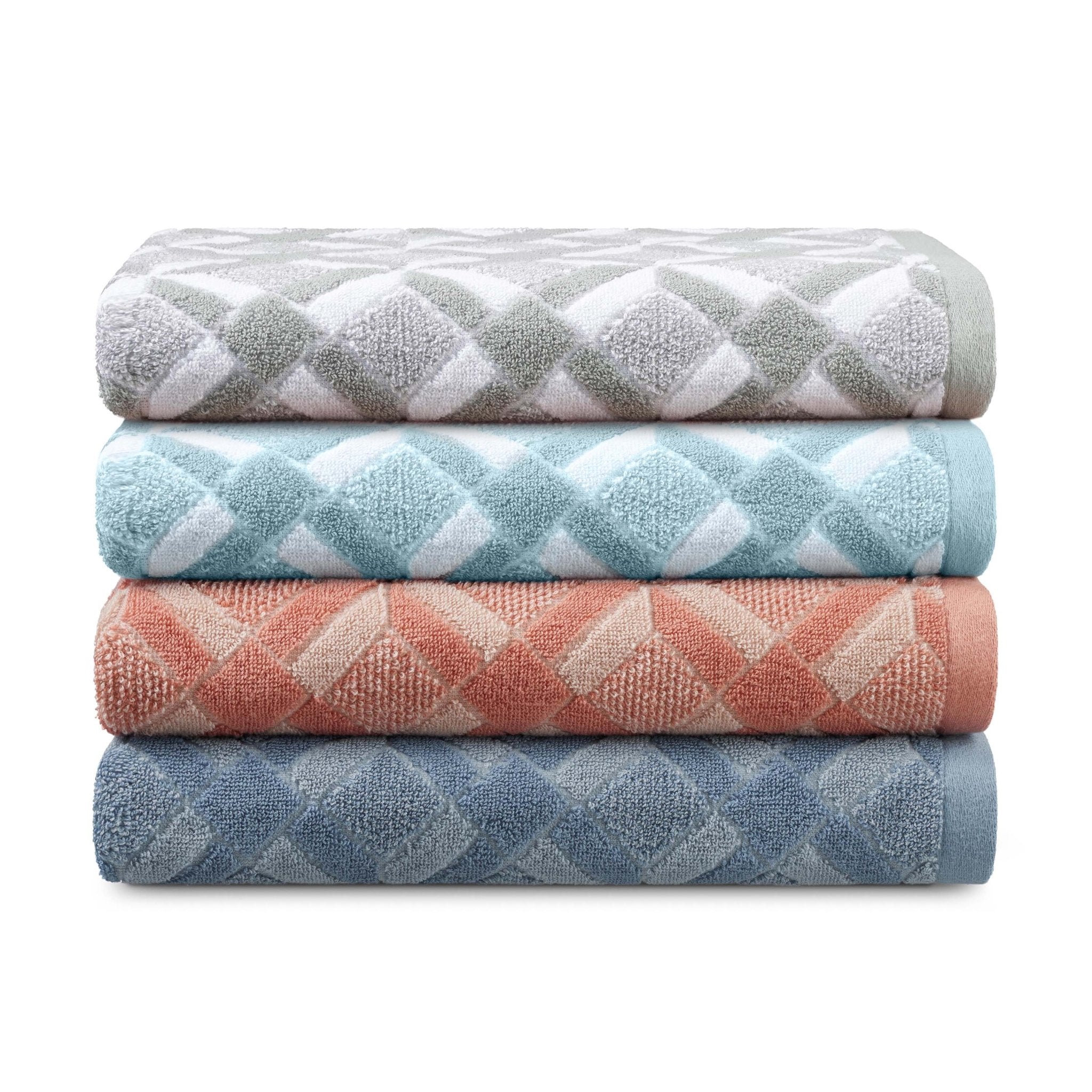 Martex Restore Geo Tencel Blend Ultra Soft Geo Towel