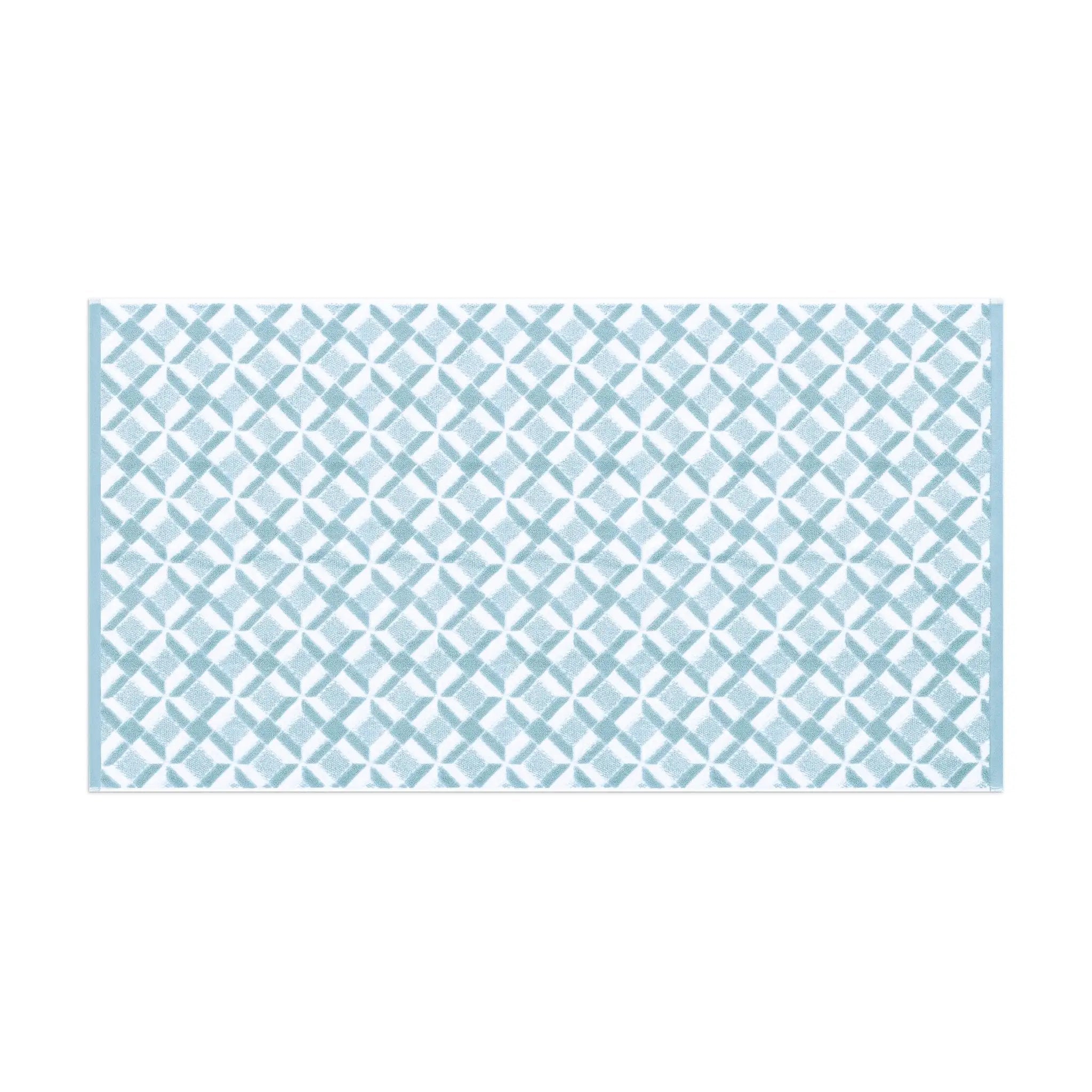 Mineral bath towel silo on a white background