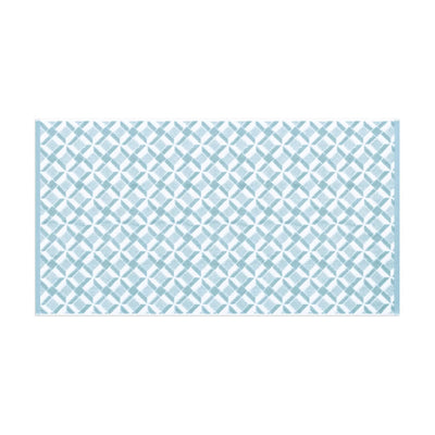 Mineral bath towel silo on a white background