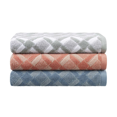 Martex Restore Geo Tencel Blend Ultra Soft Geo Towel