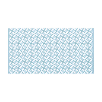 Mineral bath towel silo on a white background