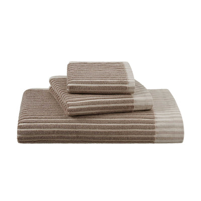 Martex Restore Sculpted Stripe Tencel Blend Ultra Soft Towel