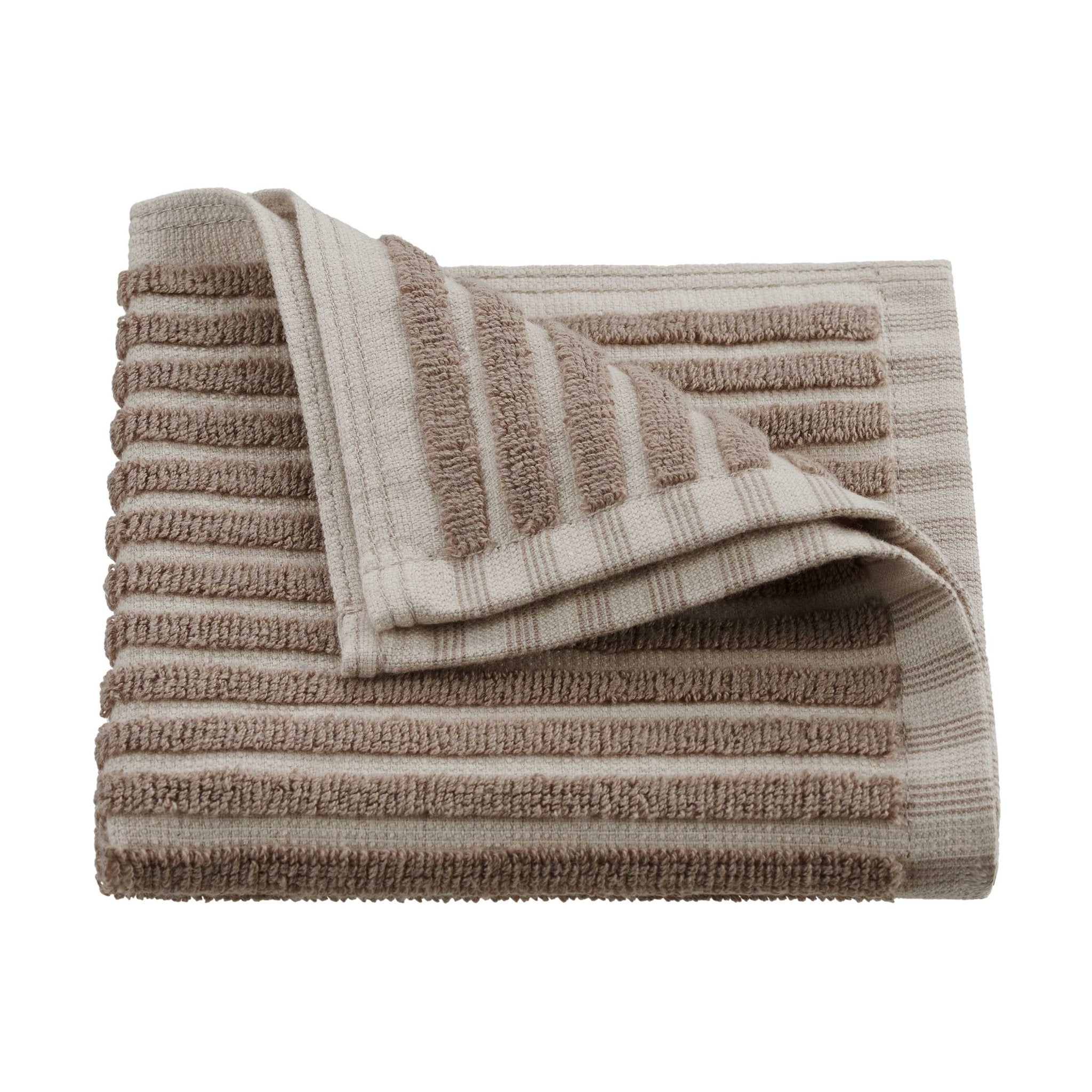 Martex Restore Sculpted Stripe Tencel Blend Ultra Soft Towel