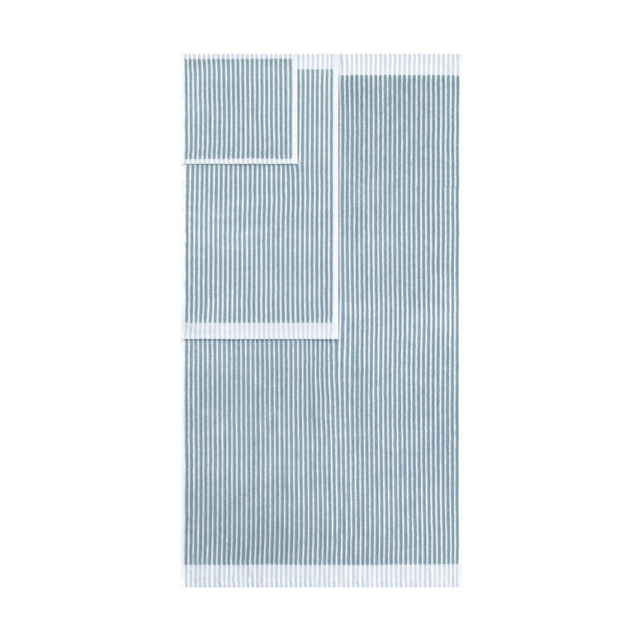 Martex Restore Sculpted Stripe Tencel Blend Ultra Soft Towel