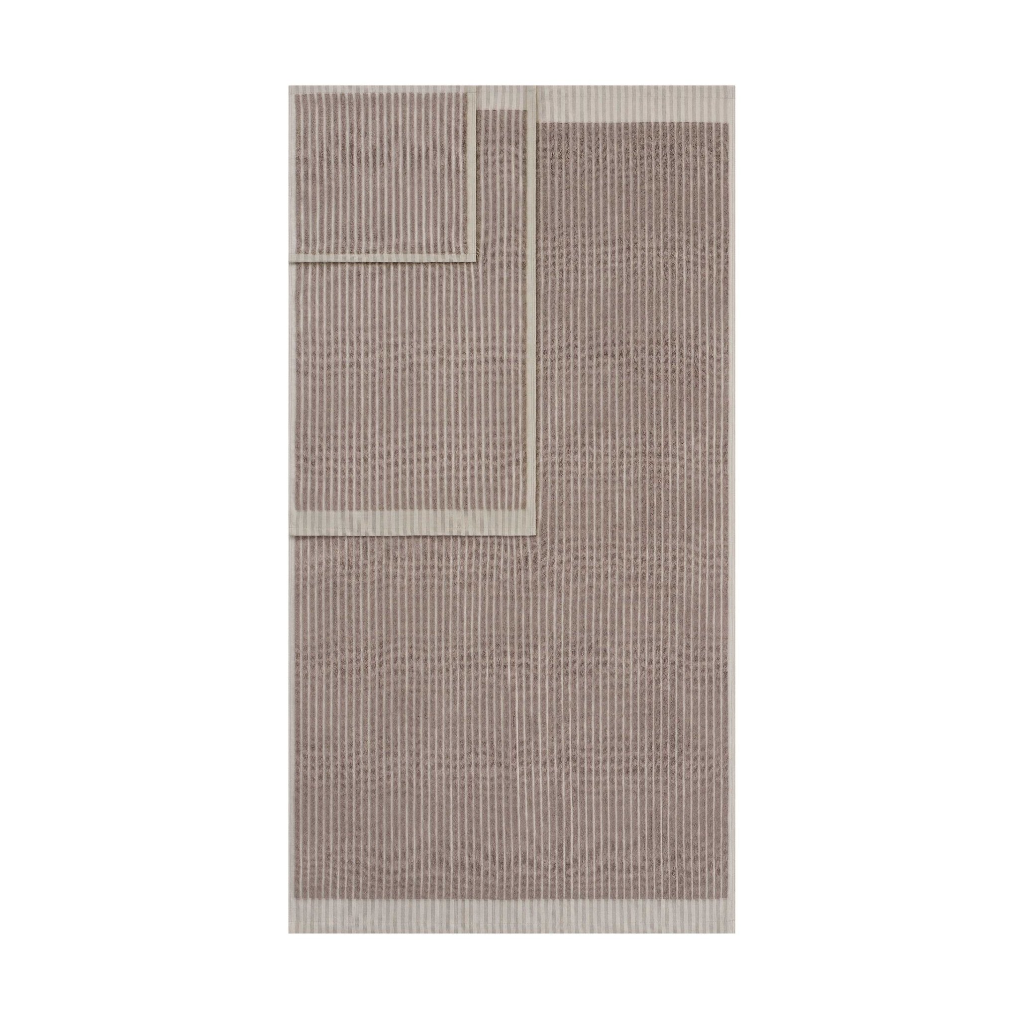 Martex Restore Sculpted Stripe Tencel Blend Ultra Soft Towel