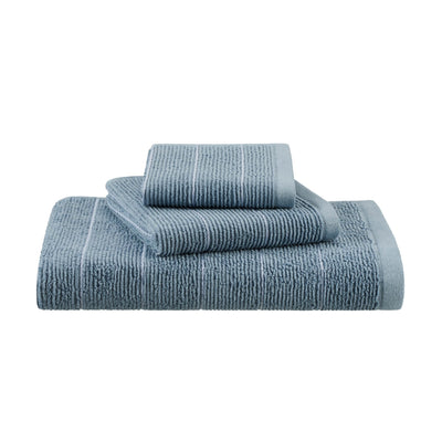 Martex Restore Slub Stripe Tencel Blend Ultra Soft Towel