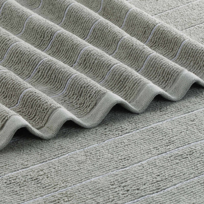 Martex Restore Slub Stripe Tencel Blend Ultra Soft Towel