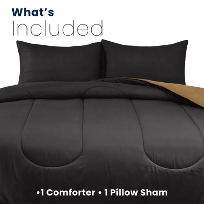 Martex Reversible Soft Brushed Comforter Set