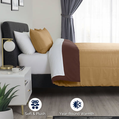 Martex Reversible Soft Brushed Comforter Set