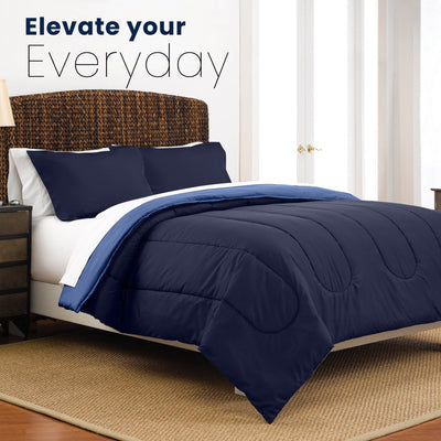 Martex Reversible Soft Brushed Comforter Set