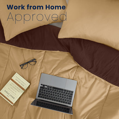 Martex Reversible Soft Brushed Comforter Set