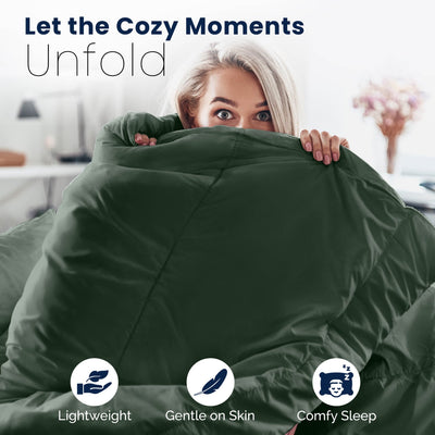 Martex Reversible Soft Brushed Comforter Set