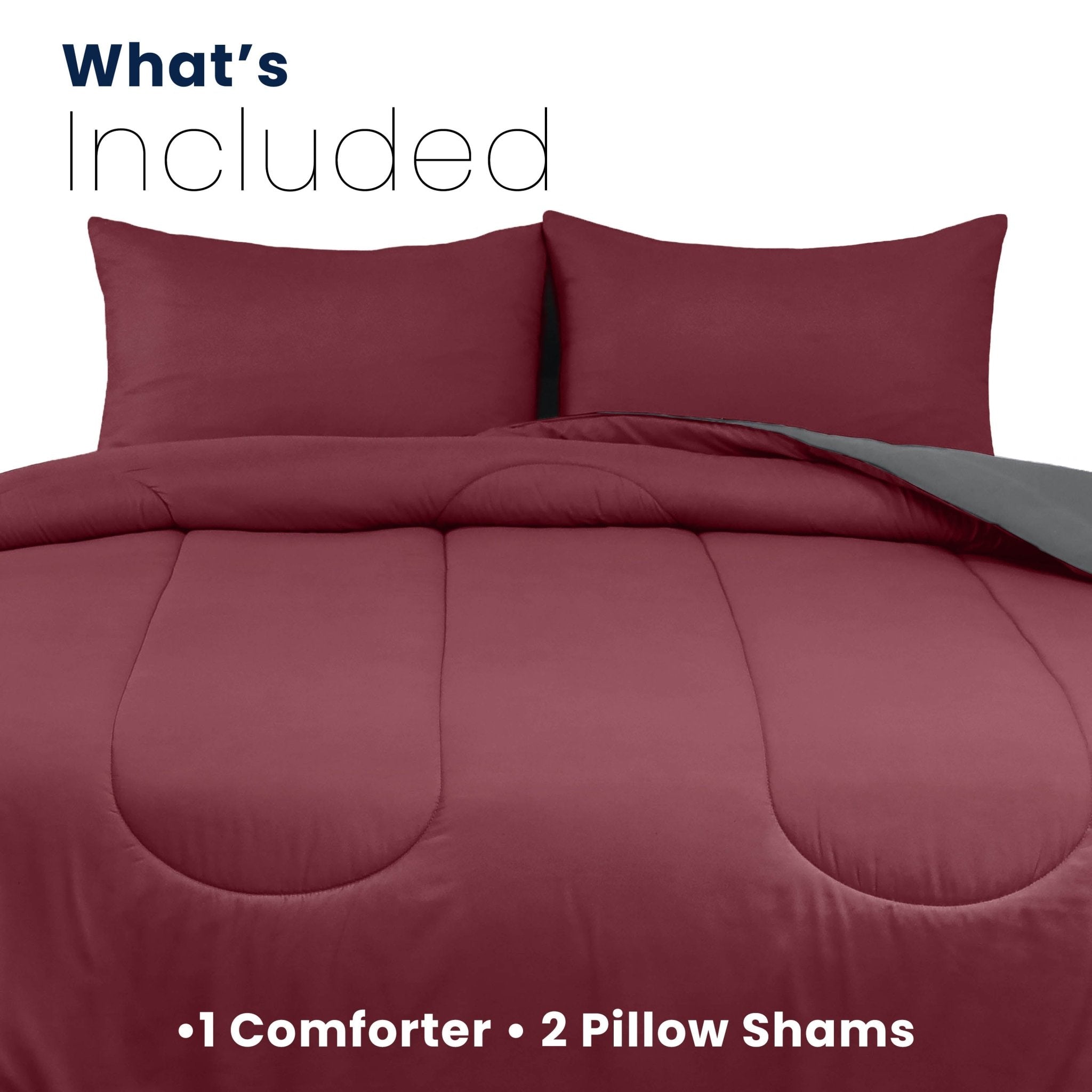 Martex Reversible Soft Brushed Comforter Set