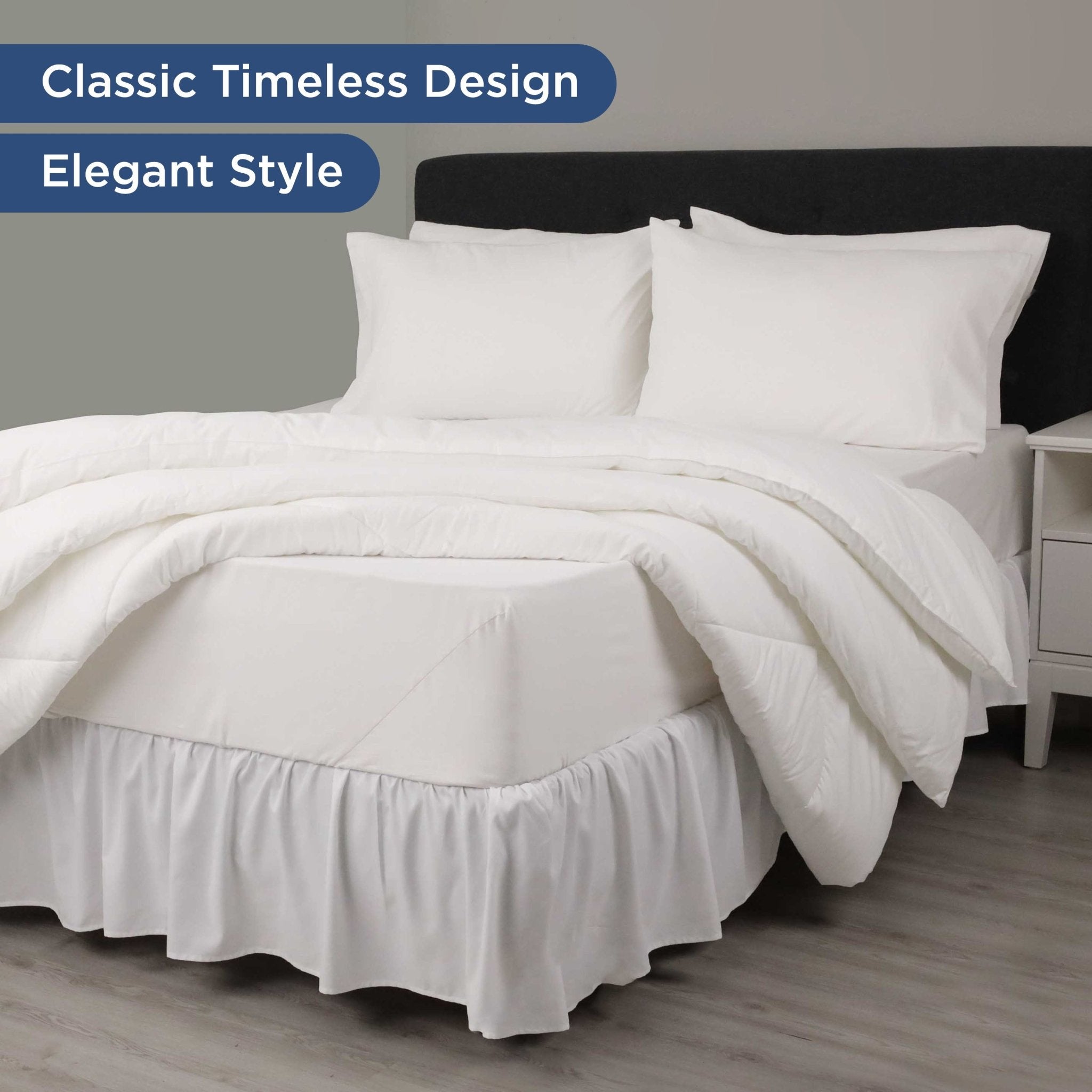 Martex Ruffle Solid Bed Skirt