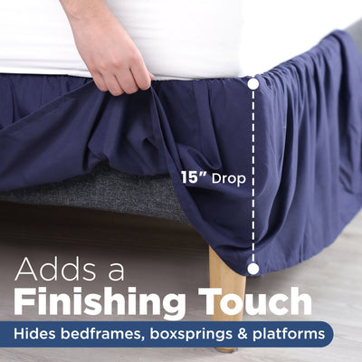 Martex Ruffle Solid Bed Skirt