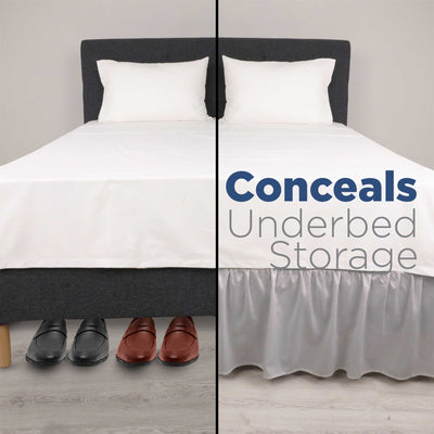 Martex Ruffle Solid Bed Skirt