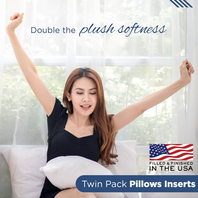 Martex Sweet Dreams Twin Pack Throw Pillow Insert