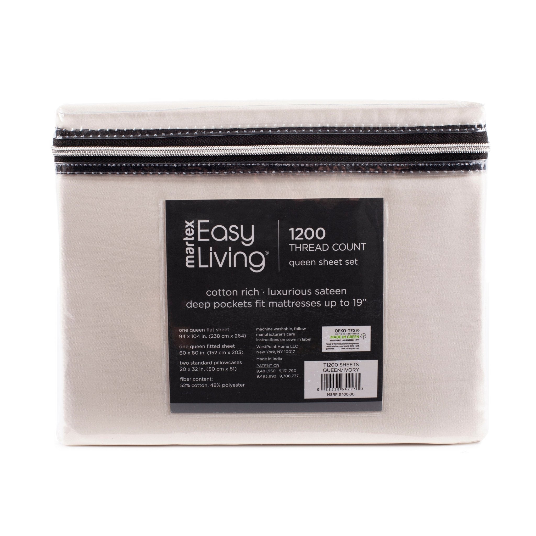 Martex T1200 Sheet Set